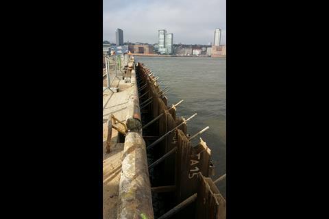 Quay reinforcement at TCC (Photo: HPA)